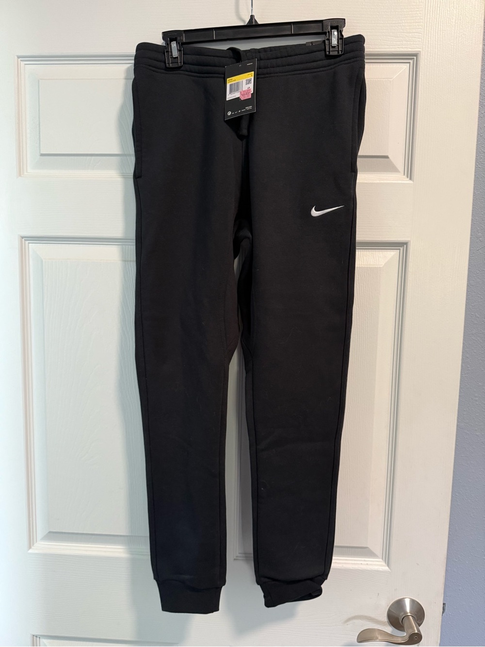 Nike Black Men's Fleece Jogger Sweatpants Sz Sm NWT